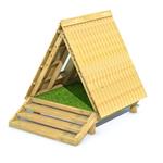 Forest Floor Learning Den with Window, Bench and Artificial Grass Base 